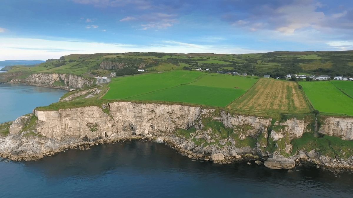 L'irlande vue du ciel