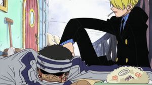Un invité indésirable ! Le repas de Sanji et les obligations de Gyn !