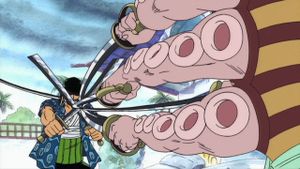 Luffy s’immerge. Zoro vs Octy !