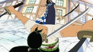 Combat acharné : Zoro, le manieur de sabres vs Cabaji, l’acrobate !
