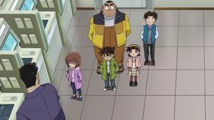 Haibara sous l'œil des caméras