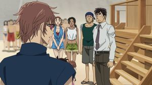 Les Detective Boys et le duo d'accompagnateurs (2)