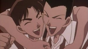 Conan marque un but