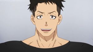 Le cœur d'un membre de la Fire Force