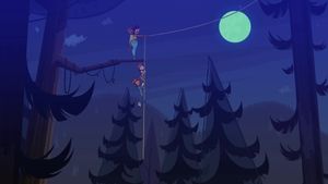 À pleine vitesse sous la pleine lune