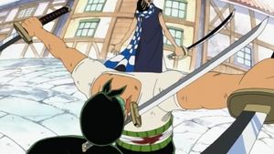 Combat acharné : Zoro, le manieur de sabres vs Cabaji, l’acrobate !