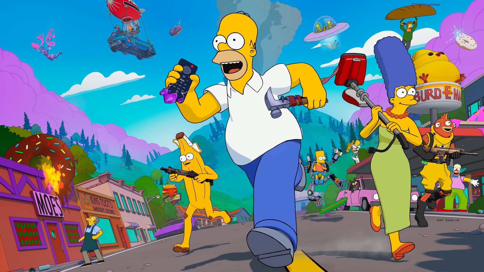 Fortnite x Les Simpson